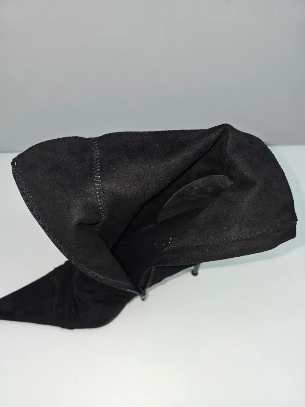 Jeffrey Campbell Lets Go Ankle Boot 9 Black Ruched Pointed Toe Stiletto Heel NEW